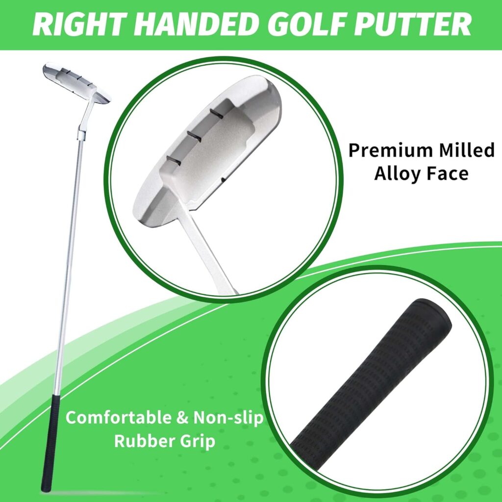 Golf Putter - Golf Putters Right Handed for Beginner Youth, Mini Golf Clubs Set - 33 Right-Hand putters with 2 Golf Ball