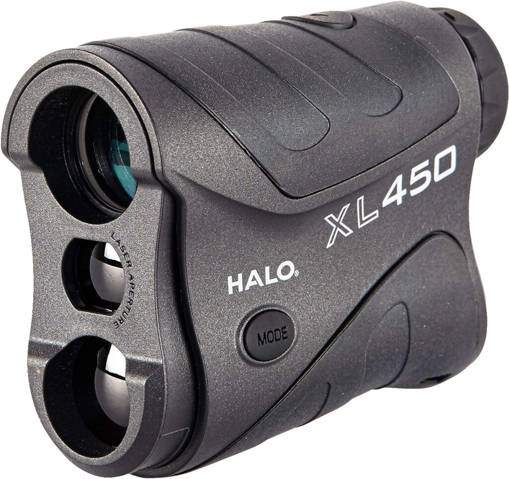 Halo Optics Accurate Precise Water-Resistant Ergonomic Non-Slip Grip Portable Durable Hunting Laser Range Finder with Scan Mode