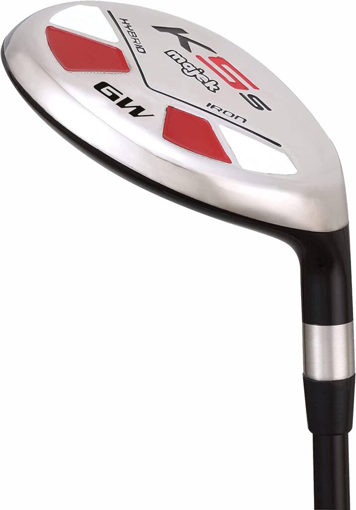 Majek Golf #GW Hybrid 52 Degree Hybrid Iron Wedge Regular Flex Graphite Right Handed Mens Standard Length Club Perfect for Long Golf Shots