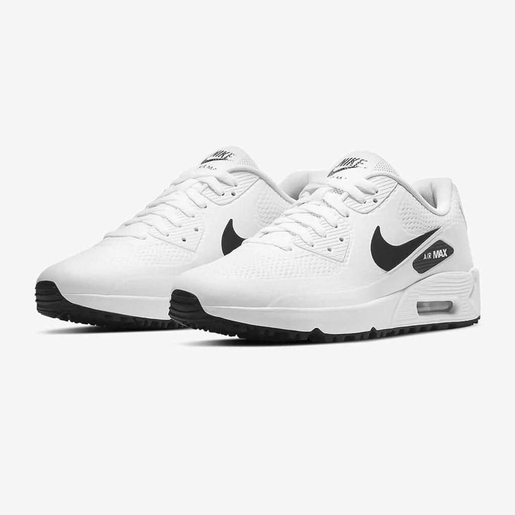 Nike Mens Air Max 90 Golf White/Black (CU9978 101)