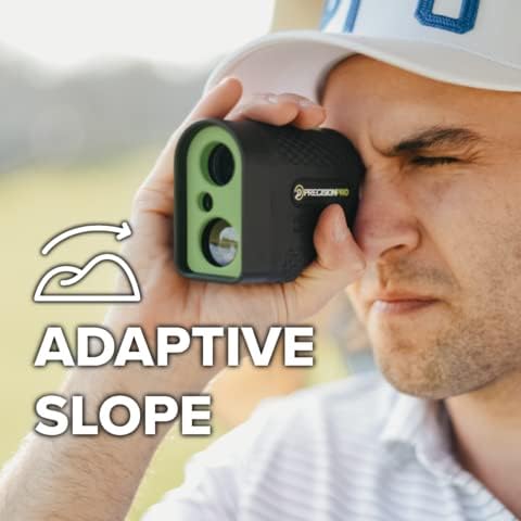 Precision Pro NX7 Pro Golf Rangefinder with Slope Switch- Laser Golf Range Finder Golfing Accessory - Slope, 6X, Flag Lock w Pulse Vibration, 650+ Yard Range Finder Golf Laser Rangefinder