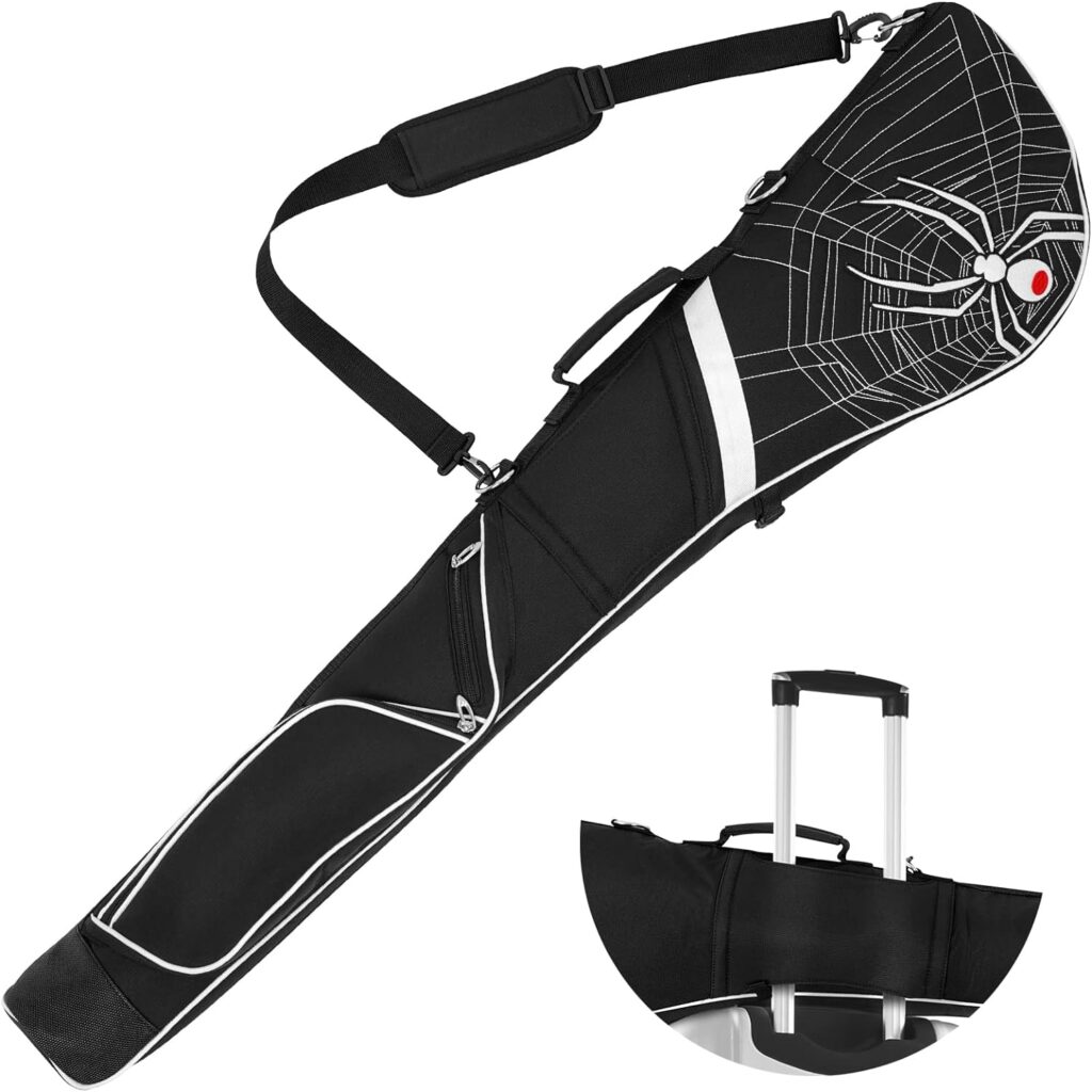 Expandable Golf Club Carry Bag, Golf Travel Bag Holds A Full Set of Clubs, Golf Sunday Bag Practice Bag
