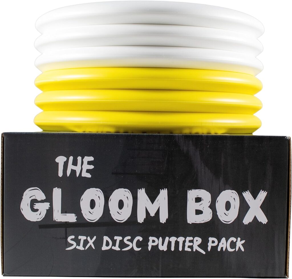 Gloom Box | Set of Six Putters | Soft Putter Plastic for Great Grip and Straight Flight