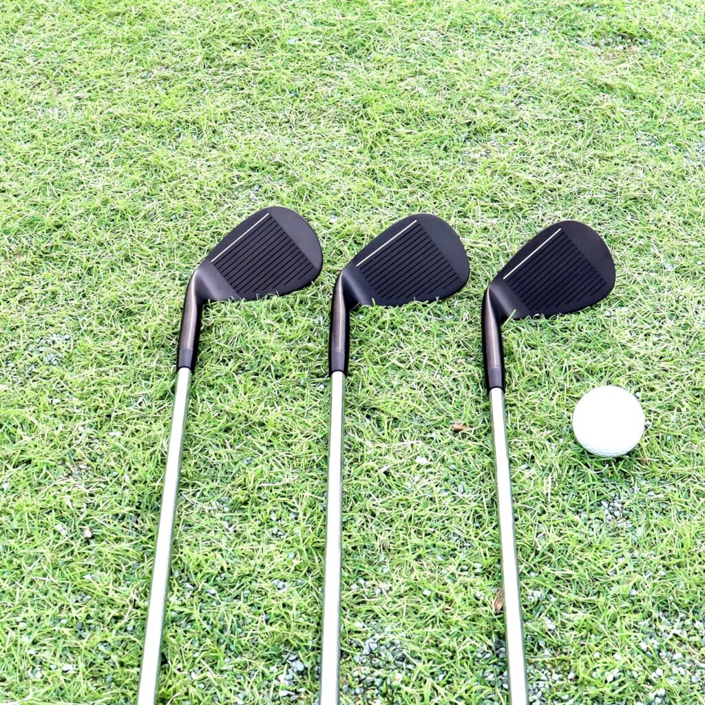 WENGH Golf Wedge Set for Men Right Handed –Including 52 56 60 Degree Golf Wedges-35 inches-Available in Black and Rainbow